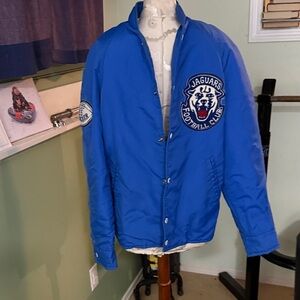 Vintage Blue Jaguars Football Club Men's Jacket